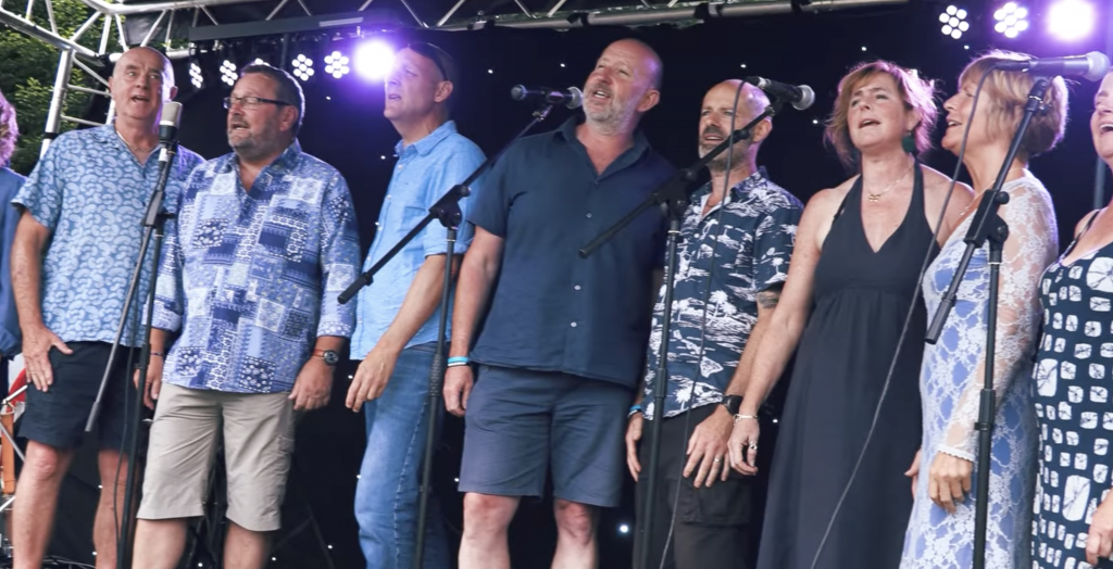 Mid Song at Picnic in the Park