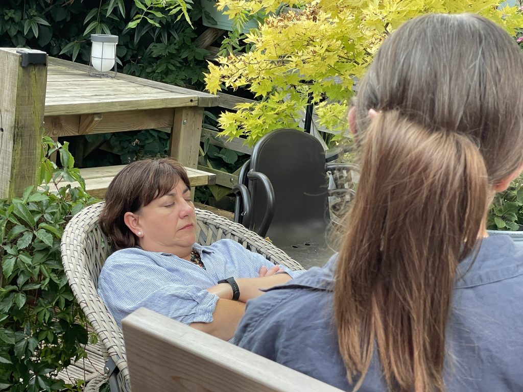 Sue in recharge mode