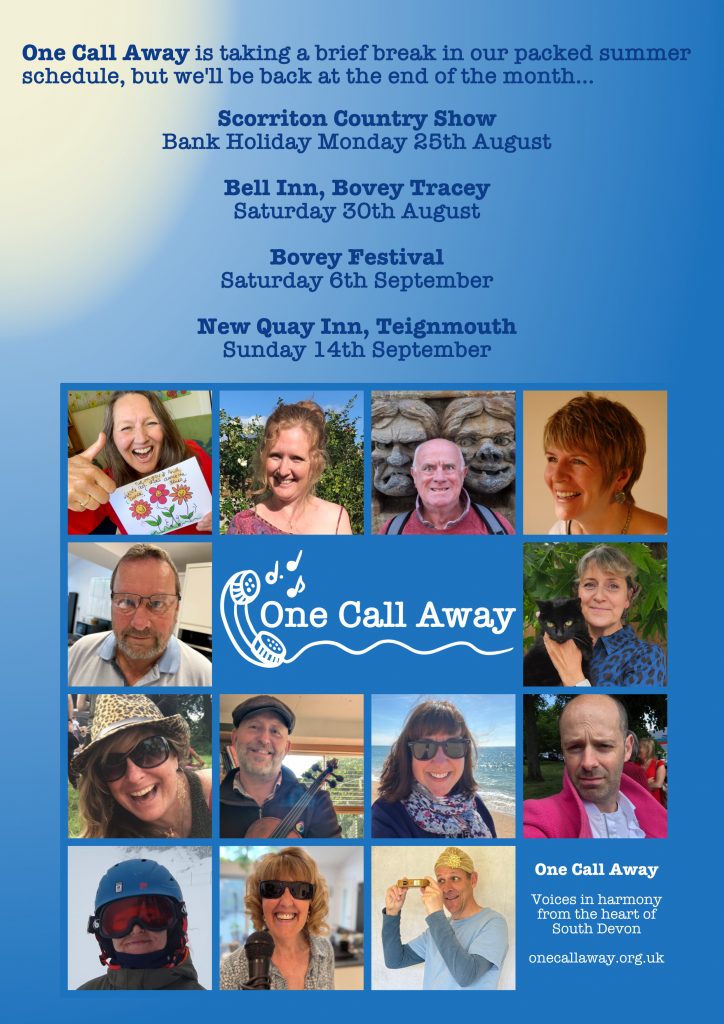 Late summer gig list